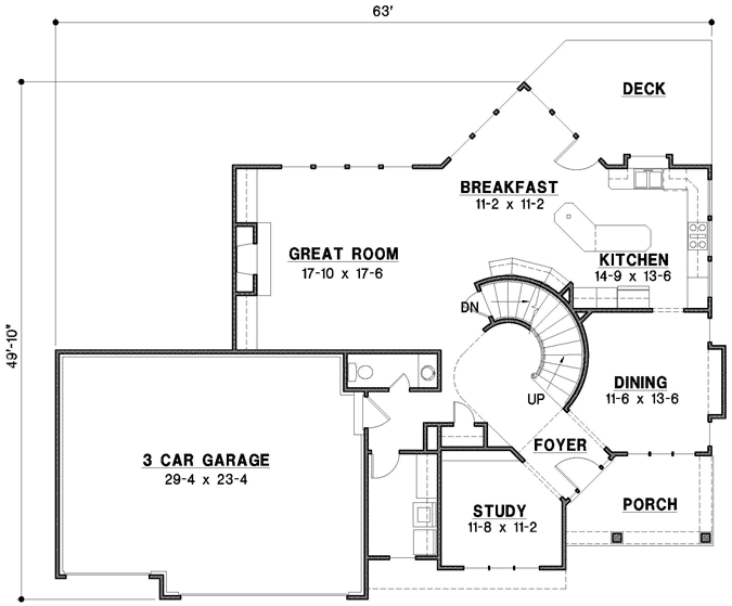 Main Floor Plan: 21-842