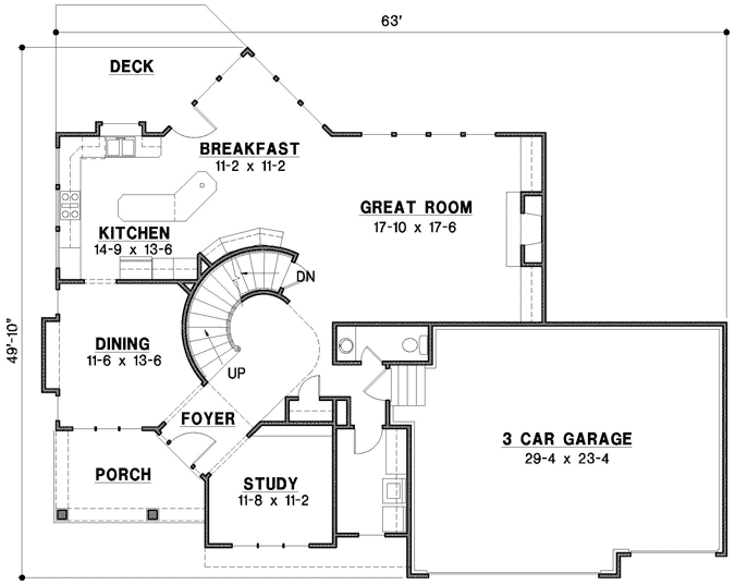 Main Floor Plan: 21-843