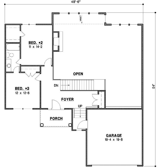 Main Floor Plan: 21-845