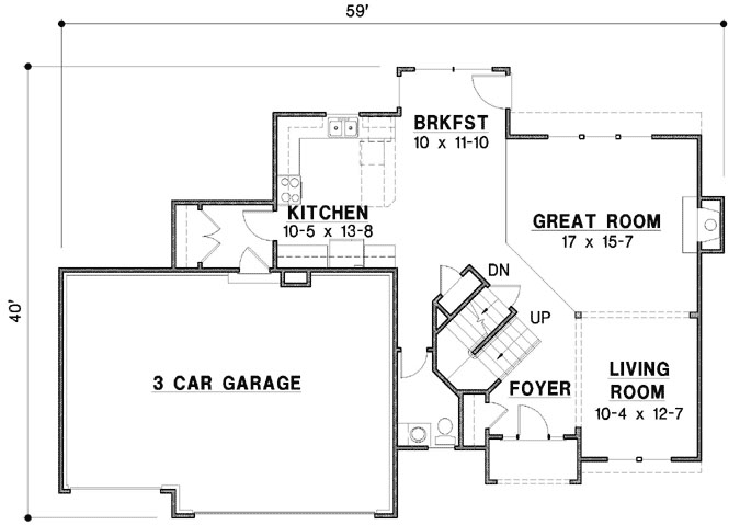Main Floor Plan: 21-847