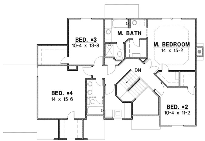 Upper/Second Floor Plan: 21-847