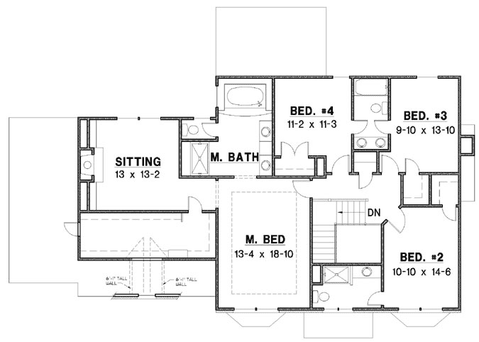 Upper/Second Floor Plan: 21-849