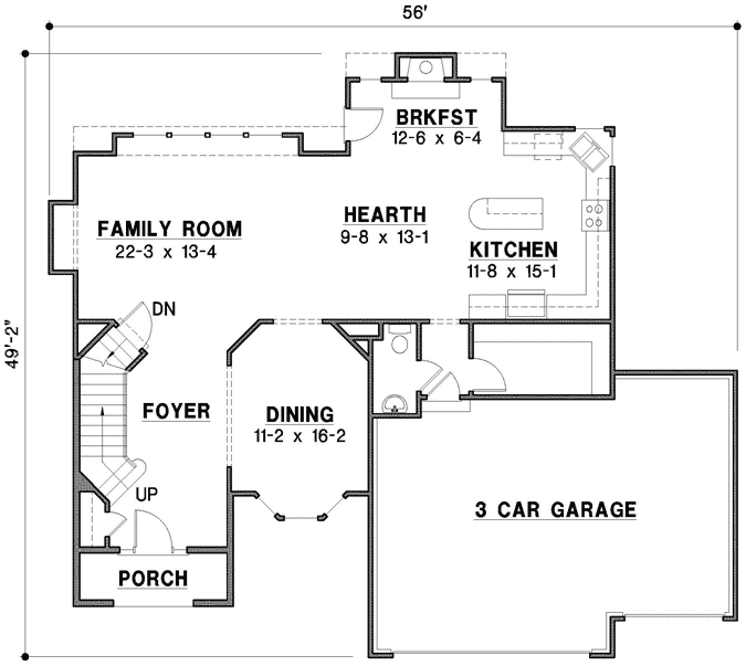 Main Floor Plan: 21-851