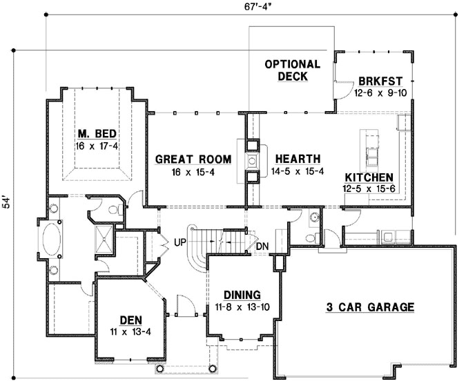 Main Floor Plan: 21-853