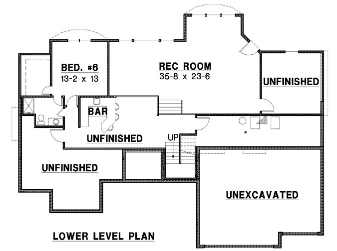 Lower Floor Plan: 21-854
