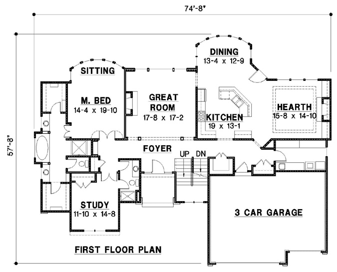 Main Floor Plan: 21-854
