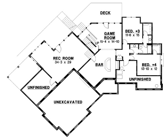 Lower Floor Plan: 21-855