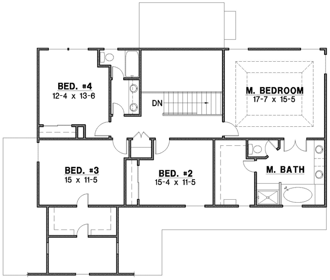 Upper/Second Floor Plan: 21-856