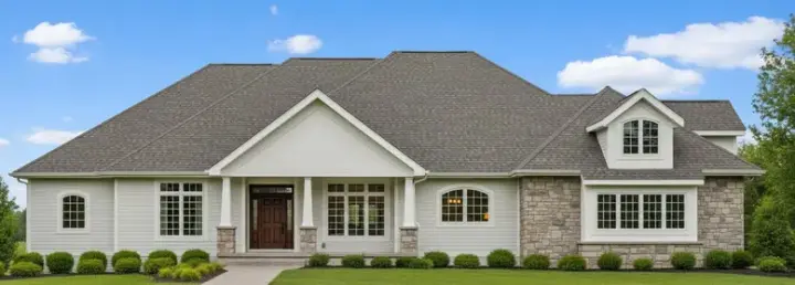 Craftsman house plans 21-857 - front exterior, 5,485 sq ft, 4 bed, 4 bath house plans | Monster House Plans