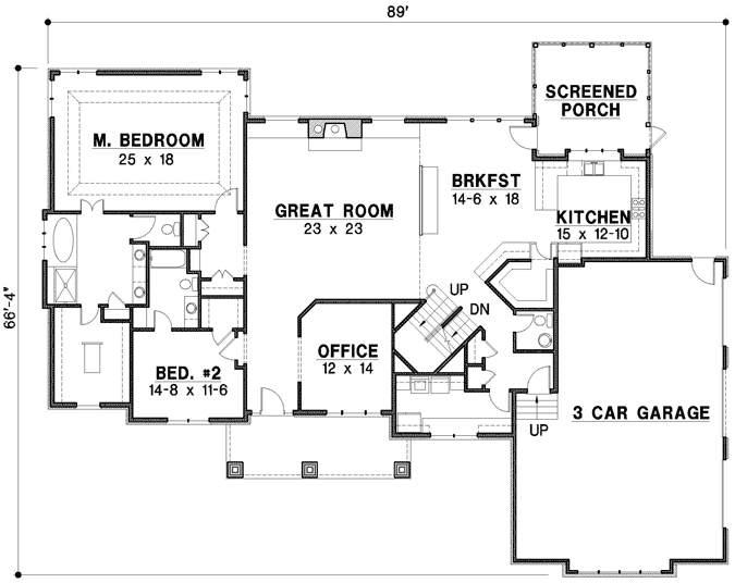 Main Floor Plan: 21-857