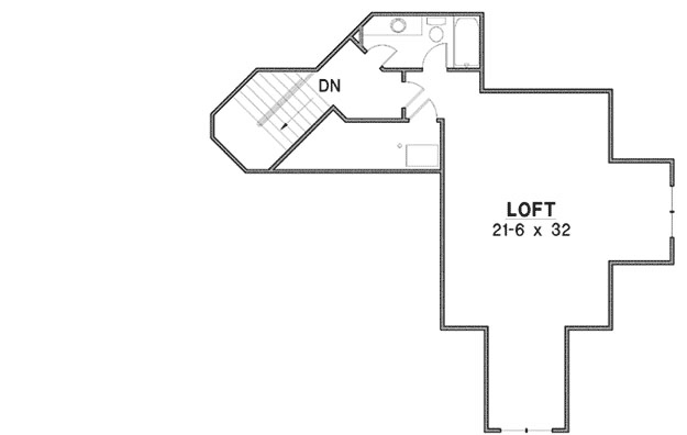 Upper/Second Floor Plan: 21-857