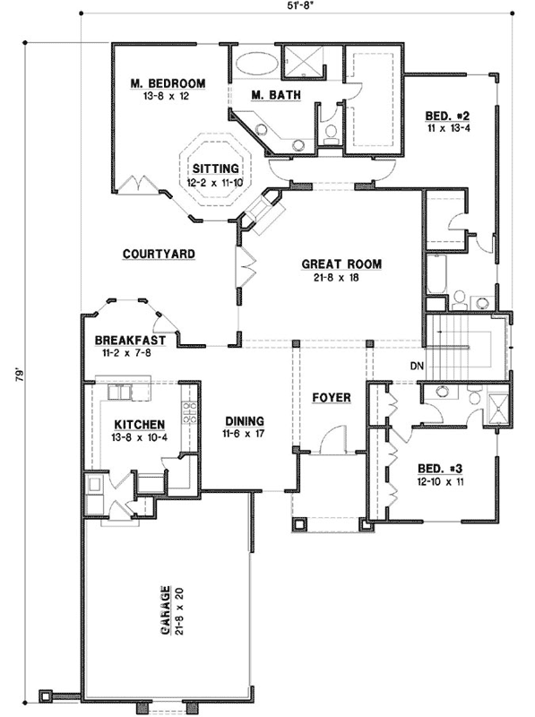 Main Floor Plan: 21-860