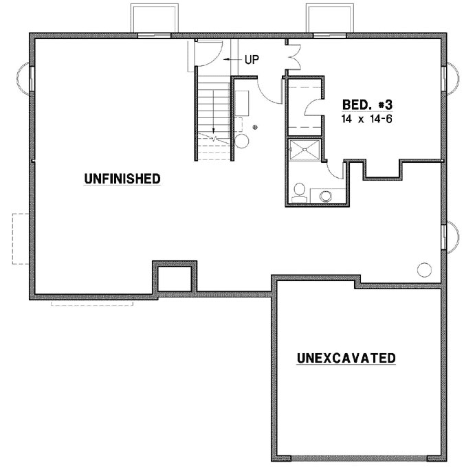 Lower Floor Plan: 21-861
