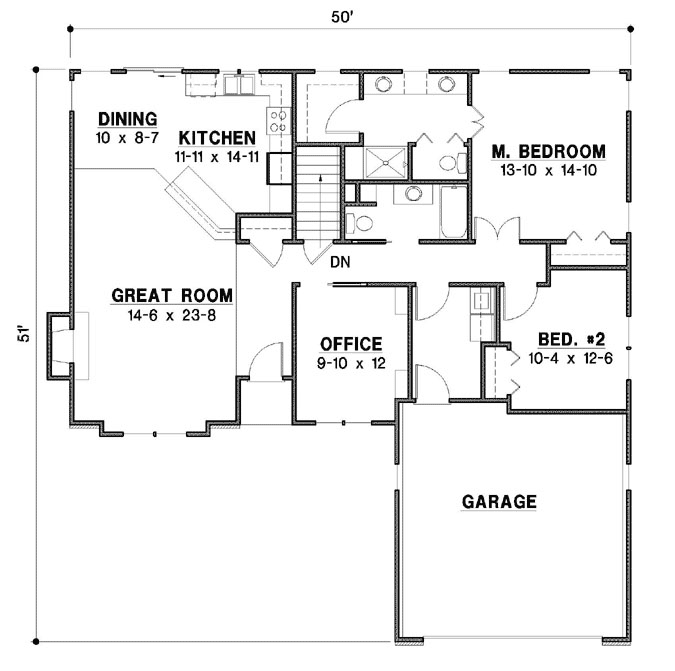 Main Floor Plan: 21-861