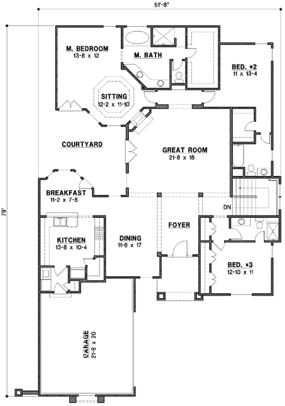 Main Floor Plan: 21-862