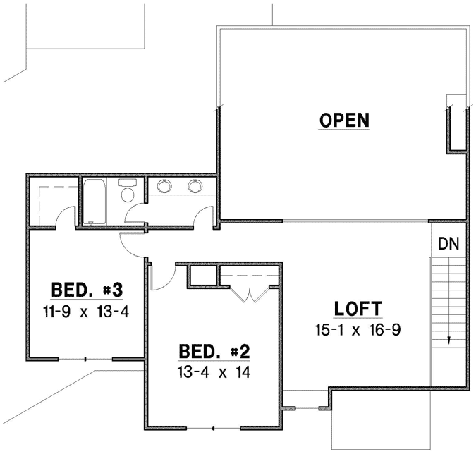 Upper/Second Floor Plan: 21-862