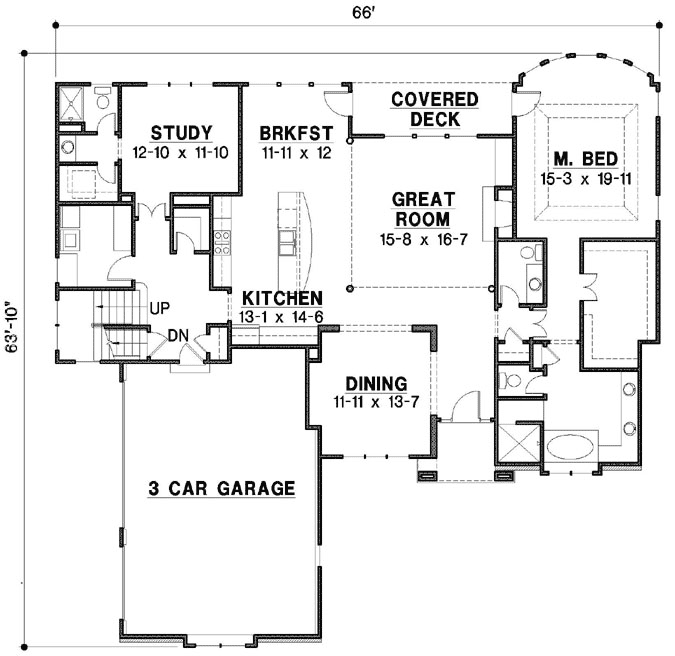 Main Floor Plan: 21-863