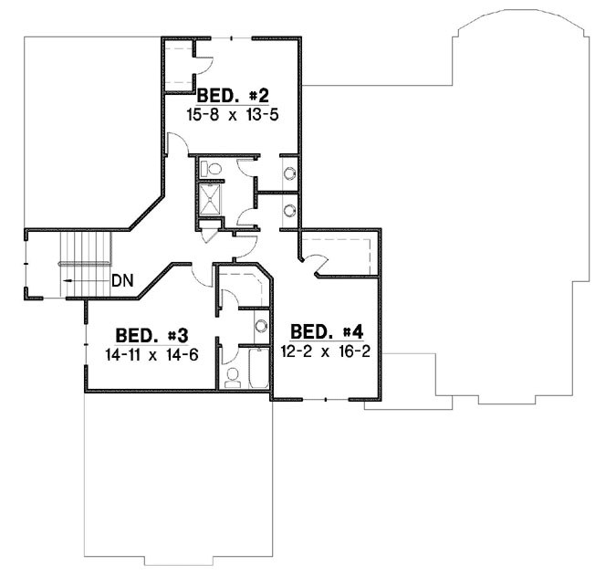 Upper/Second Floor Plan: 21-863