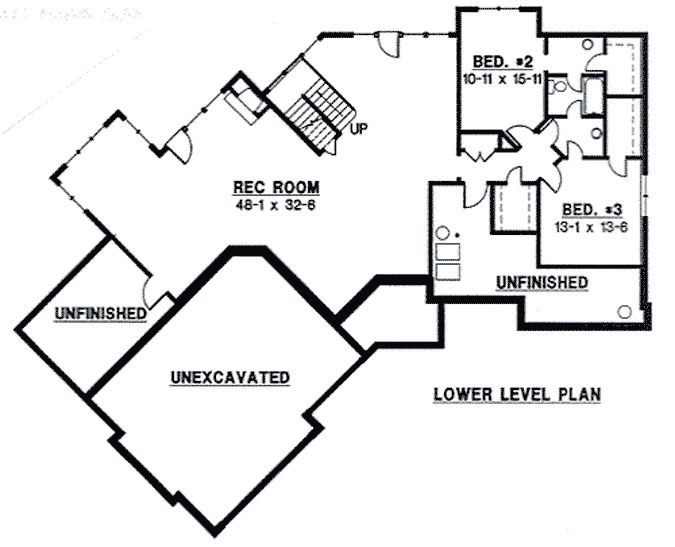 Lower Floor Plan: 21-865