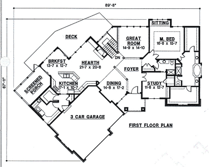 Main Floor Plan: 21-865