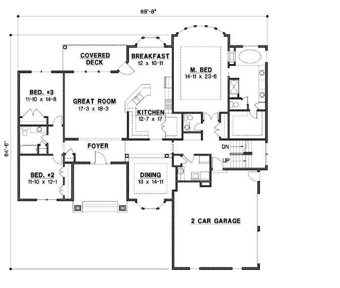 Main Floor Plan: 21-866