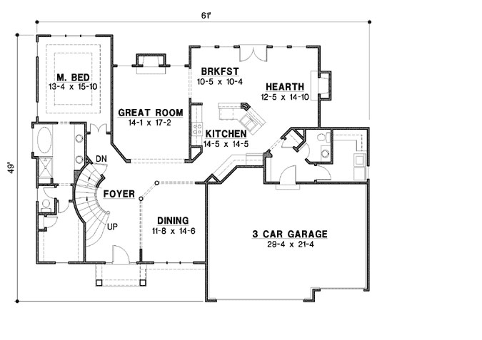 Main Floor Plan: 21-867