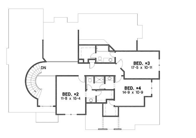 Upper/Second Floor Plan: 21-867