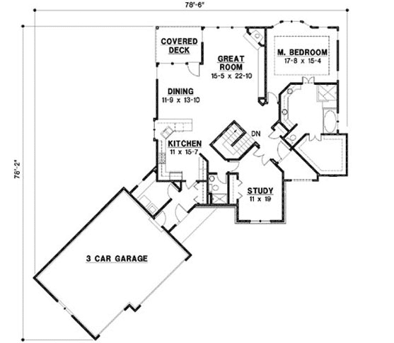 Main Floor Plan: 21-868