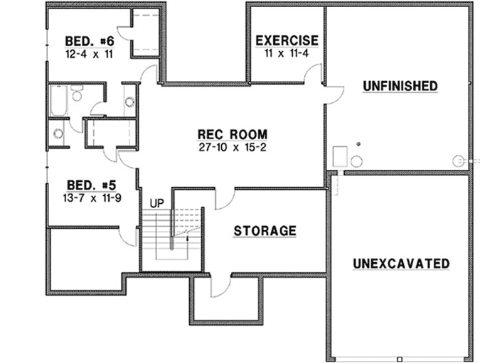 Lower Floor Plan: 21-870