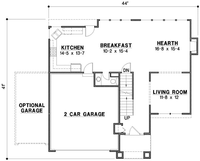 Main Floor Plan: 21-871
