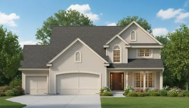 Traditional house plans 21-872 - front exterior, 2,015 sq ft, 4 bed, 3 bath house plans | Monster House Plans