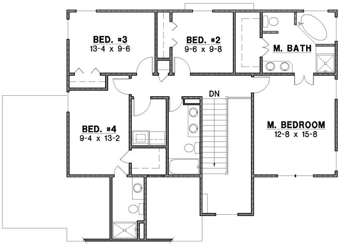 Upper/Second Floor Plan: 21-872