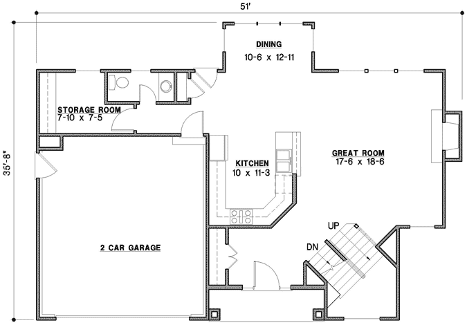 Main Floor Plan: 21-874