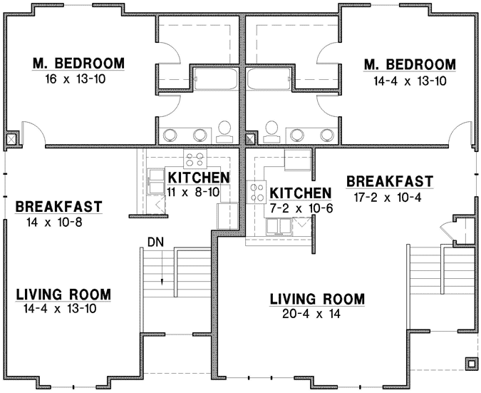 Upper/Second Floor Plan: 21-875