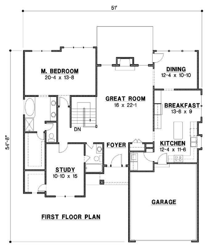 Main Floor Plan: 21-876