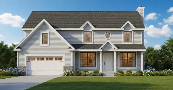 Farmhouse house plans 21-877 - front exterior, 2,740 sq ft, 4 bed, 2 bath house plans | Monster House Plans