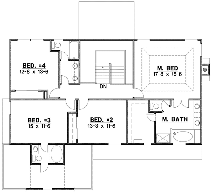 Upper/Second Floor Plan: 21-878