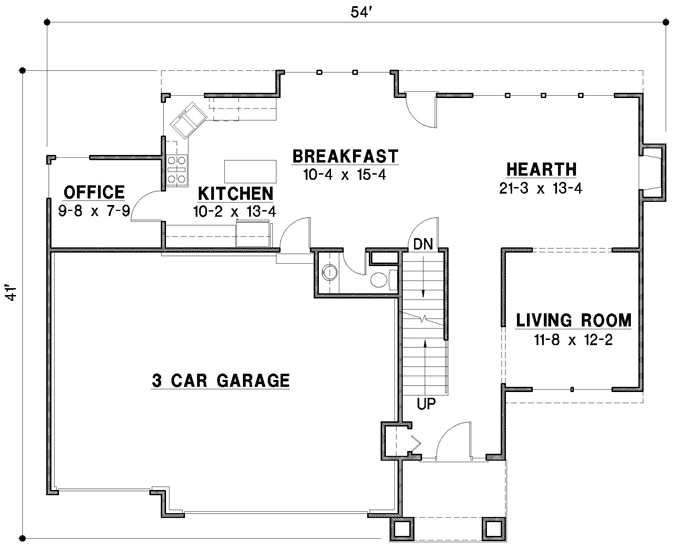Main Floor Plan: 21-882