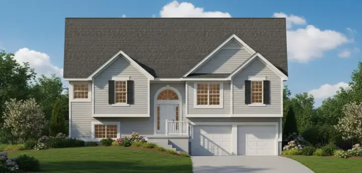 Traditional house plans 21-884 - front exterior, 1,763 sq ft, 3 bed, 2 bath house plans | Monster House Plans