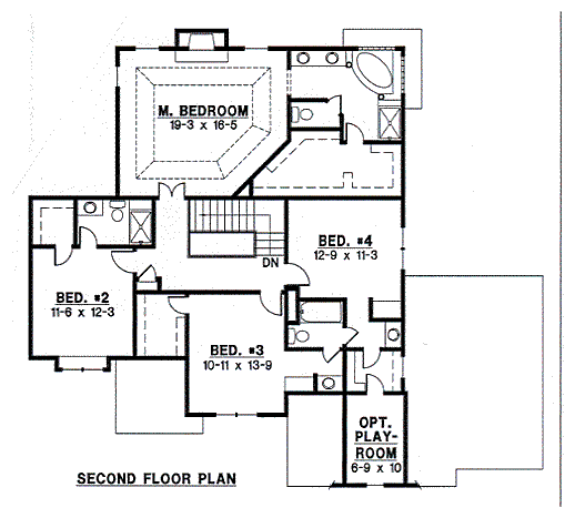 Upper/Second Floor Plan: 21-887