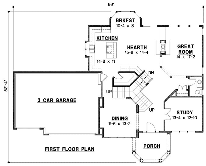 Main Floor Plan: 21-889