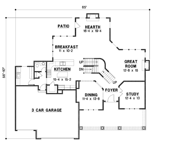 Main Floor Plan: 21-890