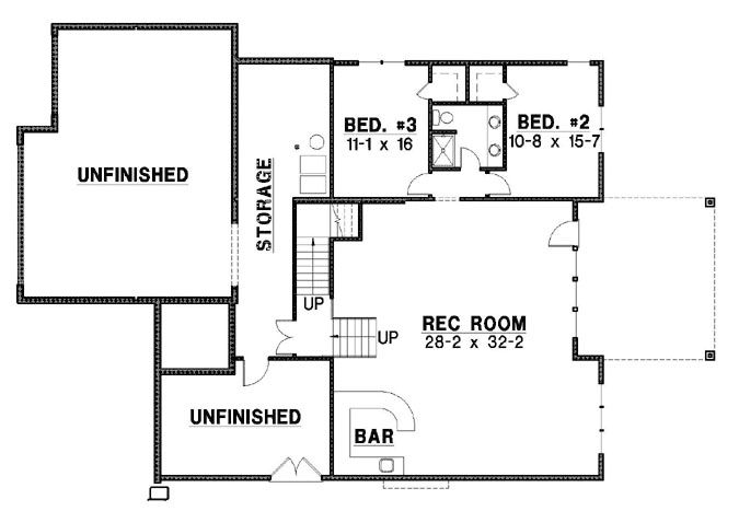 Lower Floor Plan: 21-891