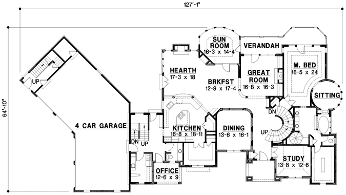 Main Floor Plan: 21-892