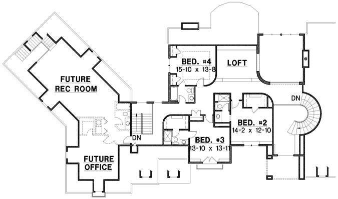 Upper/Second Floor Plan: 21-892
