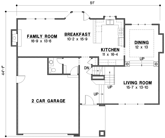 Main Floor Plan: 21-893