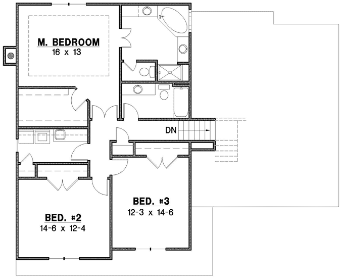 Upper/Second Floor Plan: 21-893