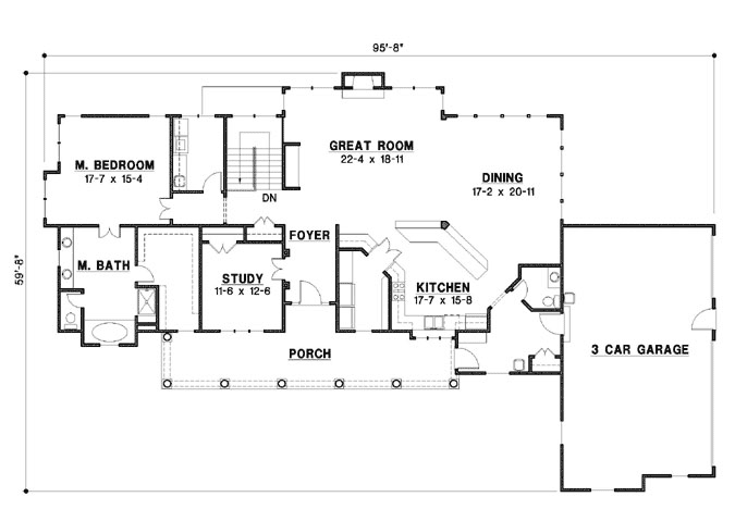 Main Floor Plan: 21-895