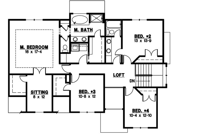 Upper/Second Floor Plan: 21-896