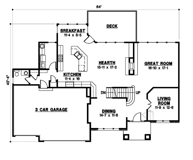 Main Floor Plan: 21-897